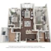 Floor plan: Two Bedrooms