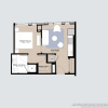 Floor plan: Alcove One Bedroom 07