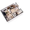 Floor plan: Picasso Bleu