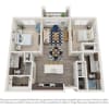 Floor plan: B1-80
