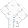 Floor plan: 2 Bed/2.5 Bath-E5-b
