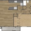 Floor plan: 1x1B