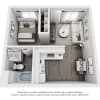 Floor plan: Jr One Bedroom