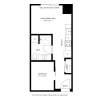 Floor plan: 1 Bedroom / 1 Bath