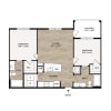 Floor plan: B1 - Renovated