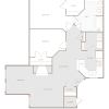 Floor plan: Boxelder Upstairs 2 bed 1 Bath
