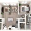 Floor plan: 1 Bed, 1 Bath