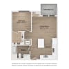 Floor plan: 1 BR TYPE H