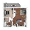 Floor plan: Eisenhower - Renovated