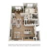 Floor plan: 1x1 Den