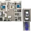Floor plan:  B1 Premium with Garage