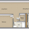 Floor plan: One Bedroom 