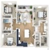 Floor plan: C1