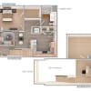 Floor plan: A2L-A2LS-885-890