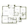 Floor plan: C1 3/2