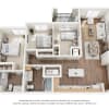 Floor plan: 3B