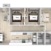 Floor plan: 3 Bedroom 2 Bathroom Renovated