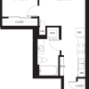 Floor plan: One Bedroom A4