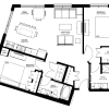 Floor plan: Two Bedroom - U (80%)