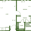 Floor plan: A1 1x1
