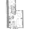 Floor plan: 1 Bed x 1 Bath Type-1 (Unfurnished)