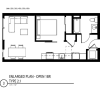 Floor plan: Open 1 Bed