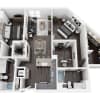Floor plan: 2x2-2BDH 