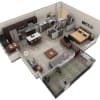 Floor plan: 1 BR Grand Courtyard