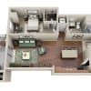Floor plan: A6 - Renovated