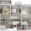 Floor plan: B3-1000-2-wd