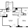 Floor plan: 1Bed 1 Bath