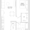 Floor plan: 1 BR P