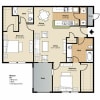 Floor plan: Phase II - Two-Bedrooms