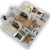 Floor plan: The Frontier