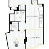 Floor plan: 1 Bed/1 Bath-1BR-12