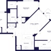 Floor plan: 3 Bed/2 Bath-C2