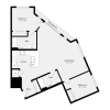 Floor plan: Two Bedroom E04A