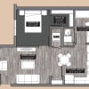 Floor plan: 1 Bedroom