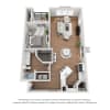 Floor plan: Andover Park 1A5