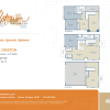 Floor plan: The Creston - includes a 2 car attached garage