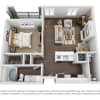Floor plan: 1BH