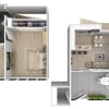 Floor plan: 3 Bed 2 Bath Renovated