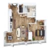 Floor plan: One Bed- I