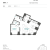 Floor plan: 1 Bed/1 Bath-M