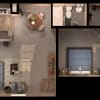 Floor plan: 1 bed/1 bath