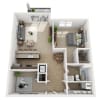 Floor plan: A2.1 with Den