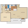Floor plan: One Bed Plan A