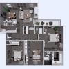 Floor plan: C1 - 1126 sq ft.