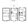 Floor plan: 3 Bedroom