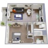 Floor plan: Julep Flats-A1